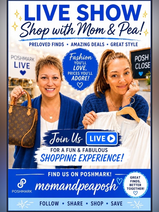 Multiples Other - Mom and Pea LIVE SHOW Notification! - Steals & Deals! Curated Closet! NWT & EUC